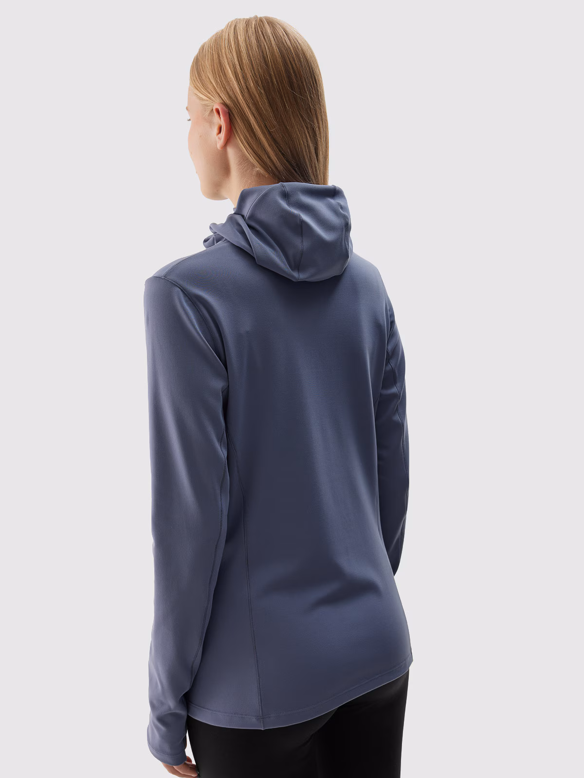 Bielizna termoaktywna drapana (góra) damska - granatowa