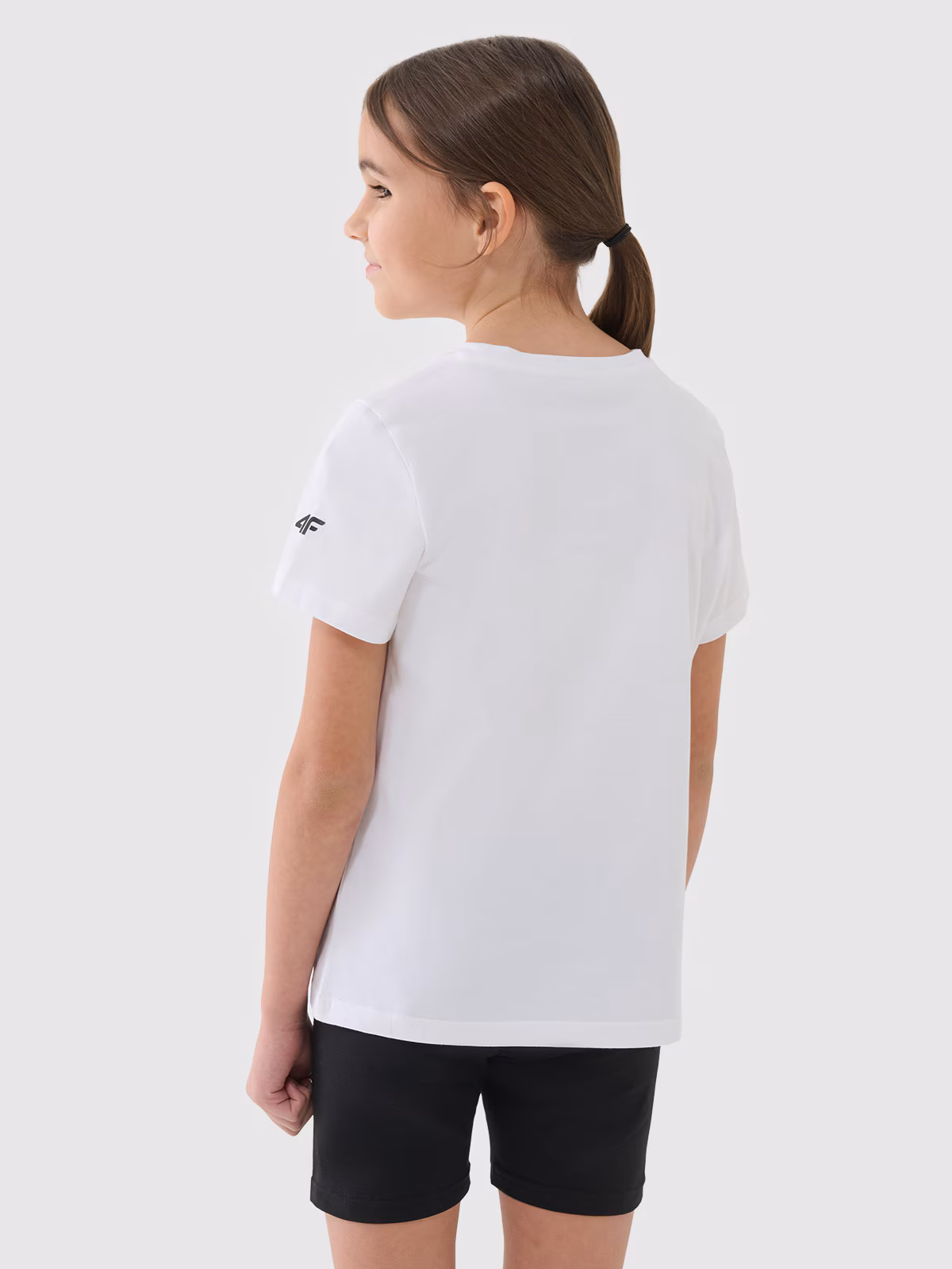 Komplet sportowy na WF (koszulka+spodenki+worek) dziewczęcy - czarny