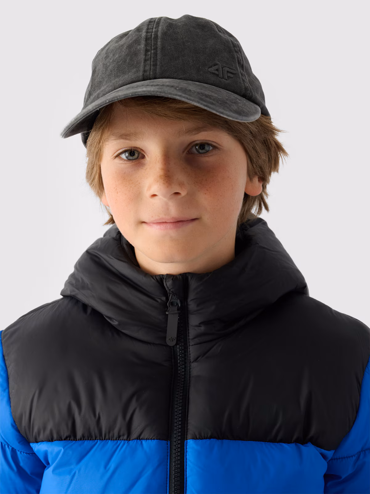 Kurtka puchowa z wypełnieniem syntetycznym chłopięca - żółta