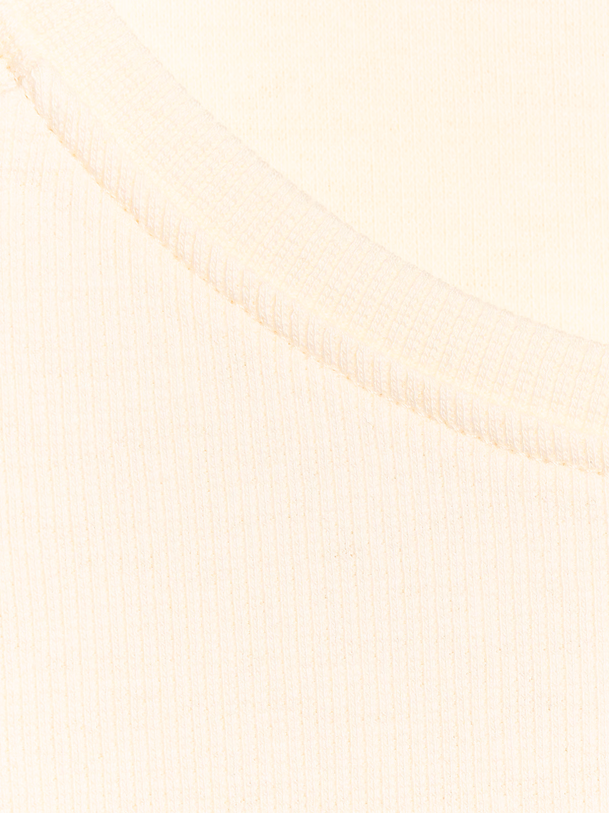 T-shirt regular z prążkowanej dzianiny damski - żółty