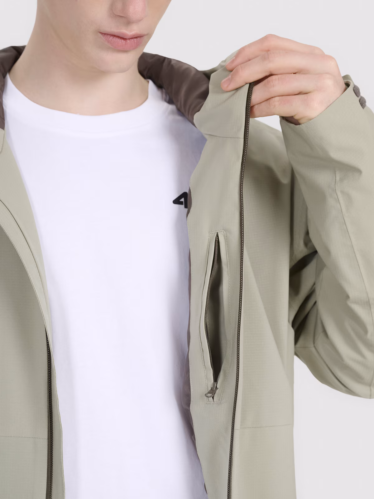 Kurtka przejściowa membrana 5000 męska - szara