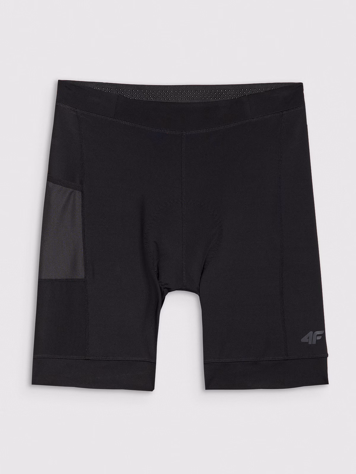 Legginsy krótkie rowerowe z żelowo-piankową wkładką męskie - czarne