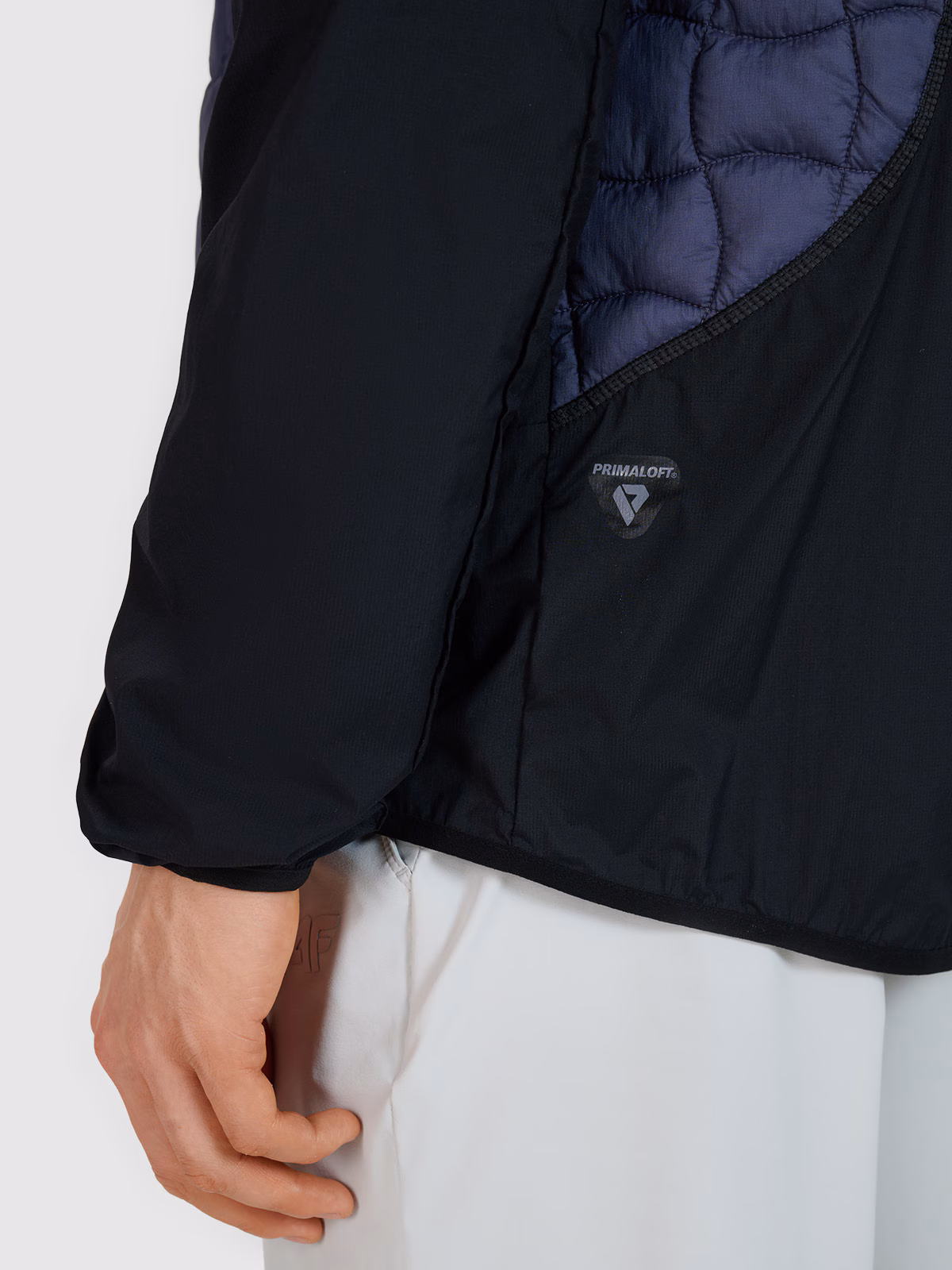 Kurtka puchowa trekkingowa z wypełnieniem Primaloft Black Insulation męska - niebieska