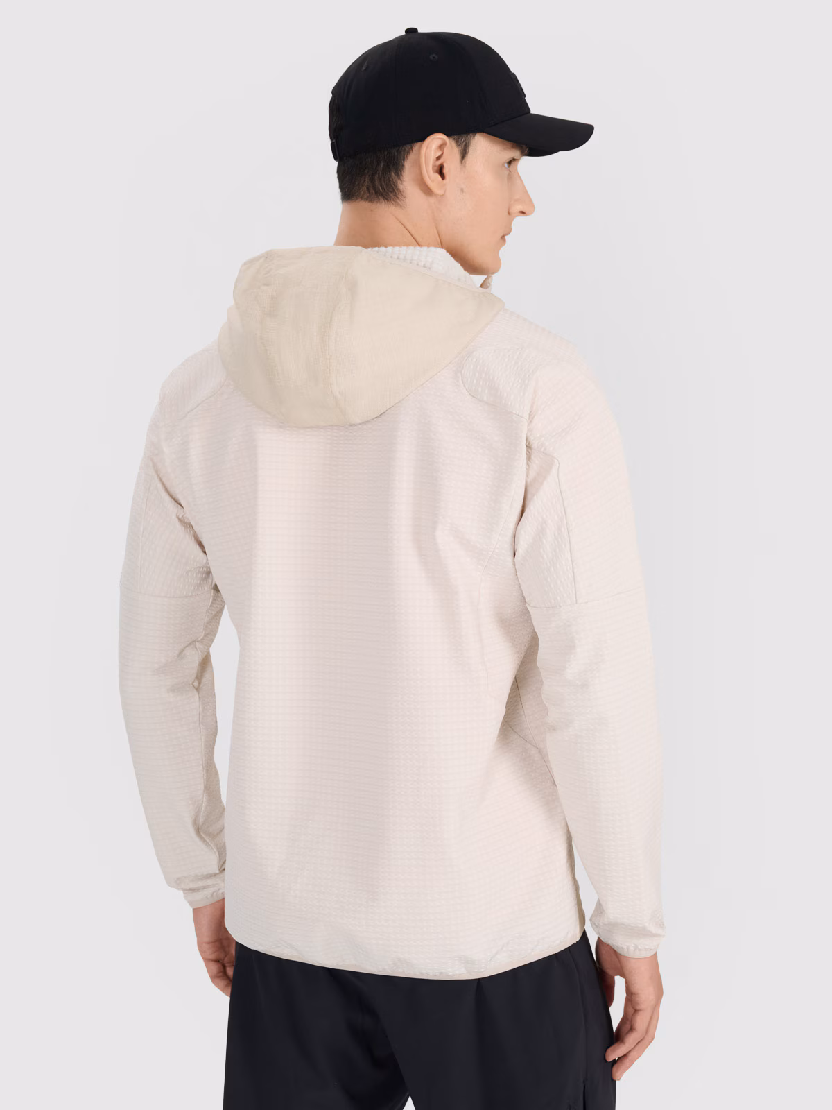 Bluza treningowa rozpinana z kapturem męska 4F x Robert Lewandowski - biała