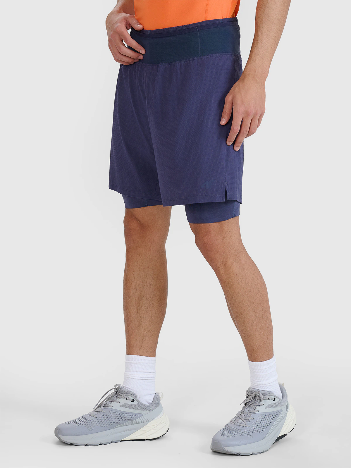 Spodenki do biegania w terenie szybkoschnące męskie - szare