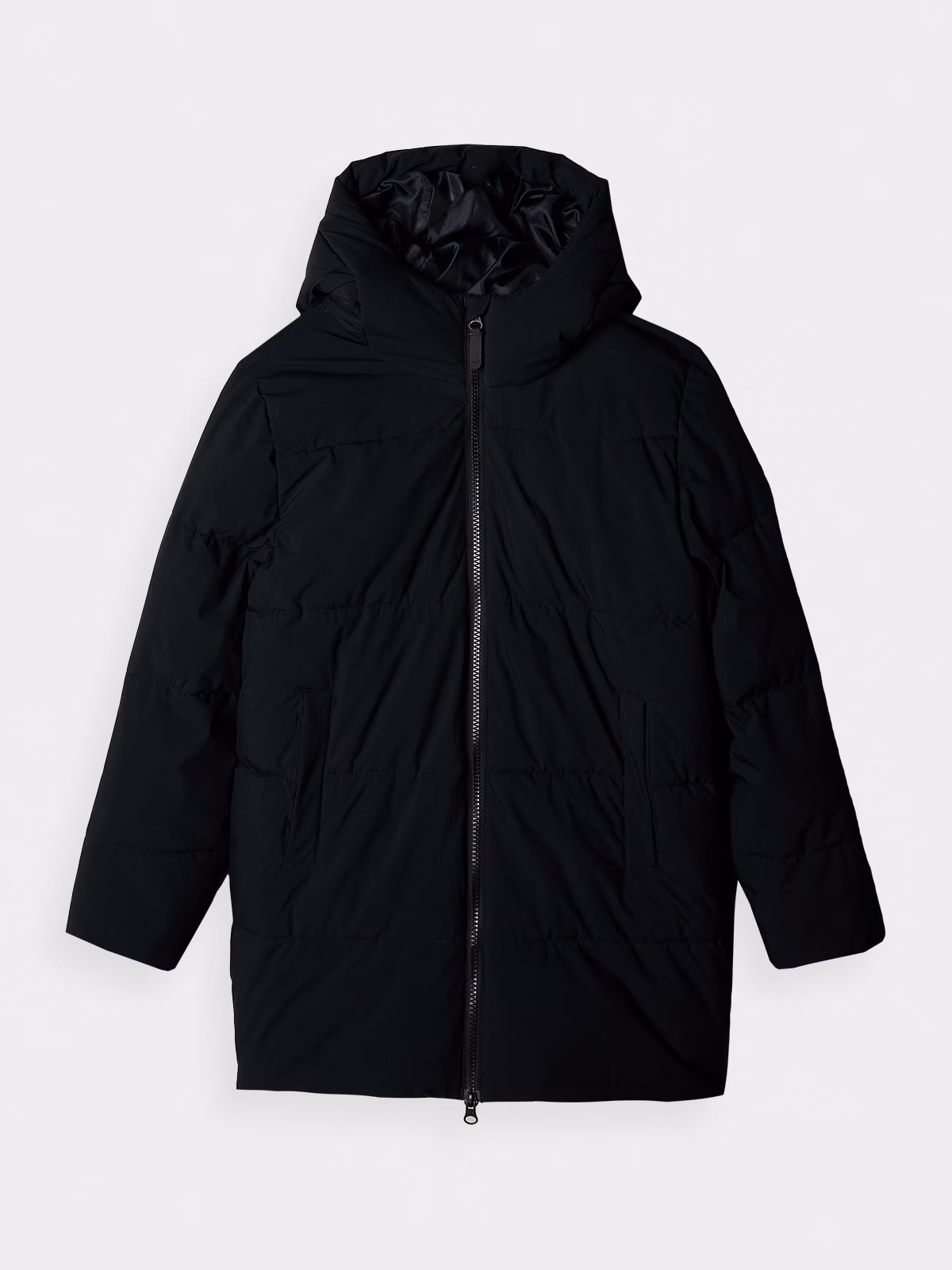 Płaszcz puchowy z wypełnieniem syntetycznym chłopięcy - khaki