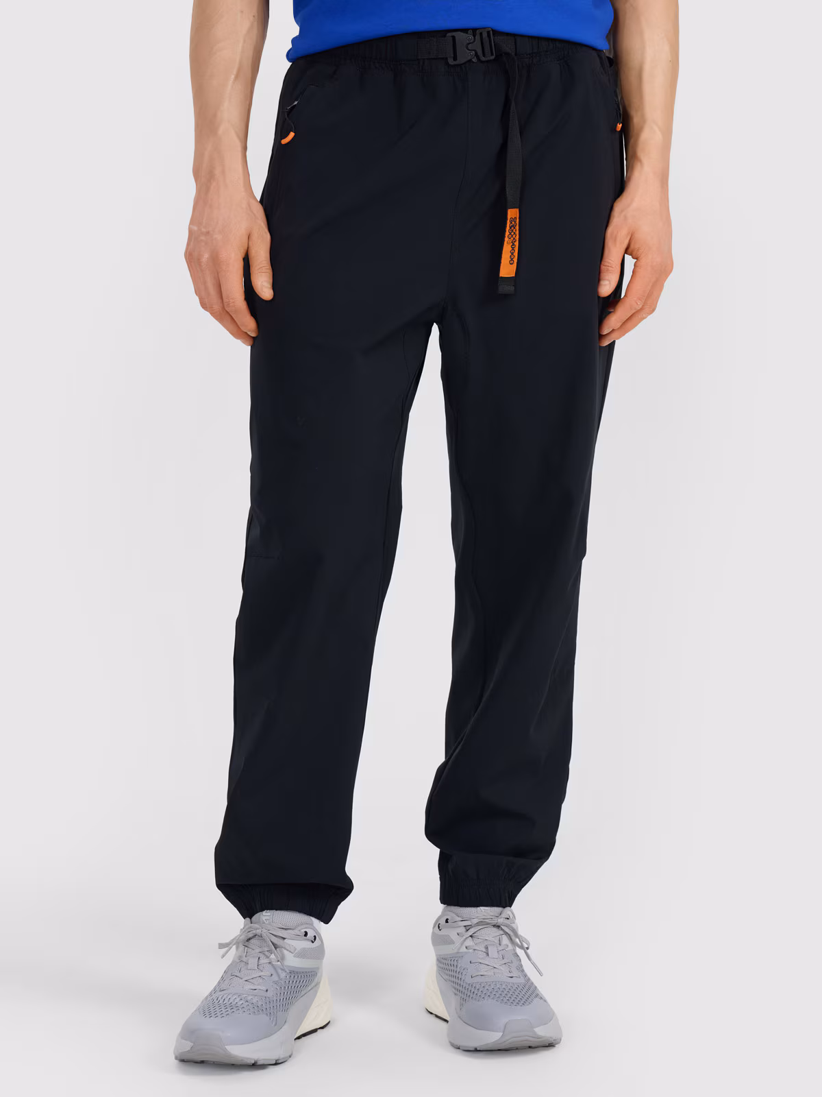 Spodnie casual męskie - czarne