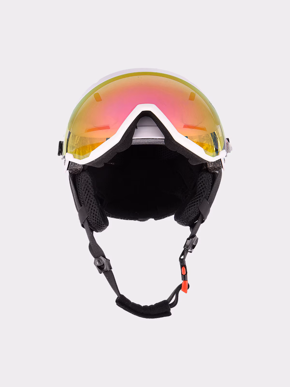 Kask narciarski z goglami dziecięcy - biały