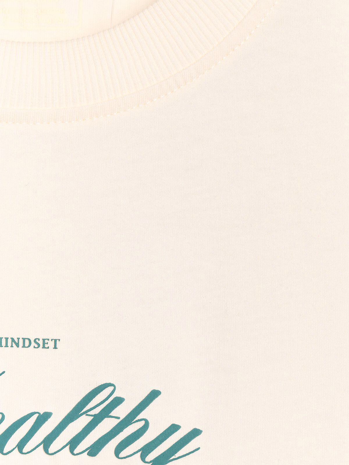 T-shirt regular z nadrukiem damski - biały