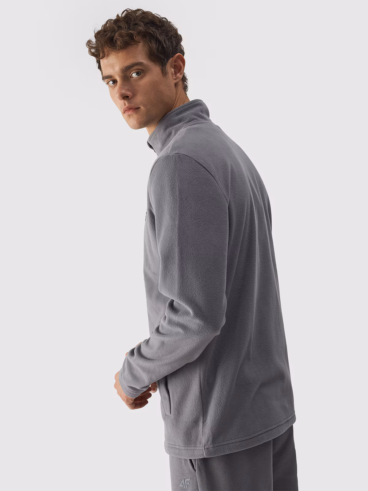 Polar regular ze stójką męski - szary