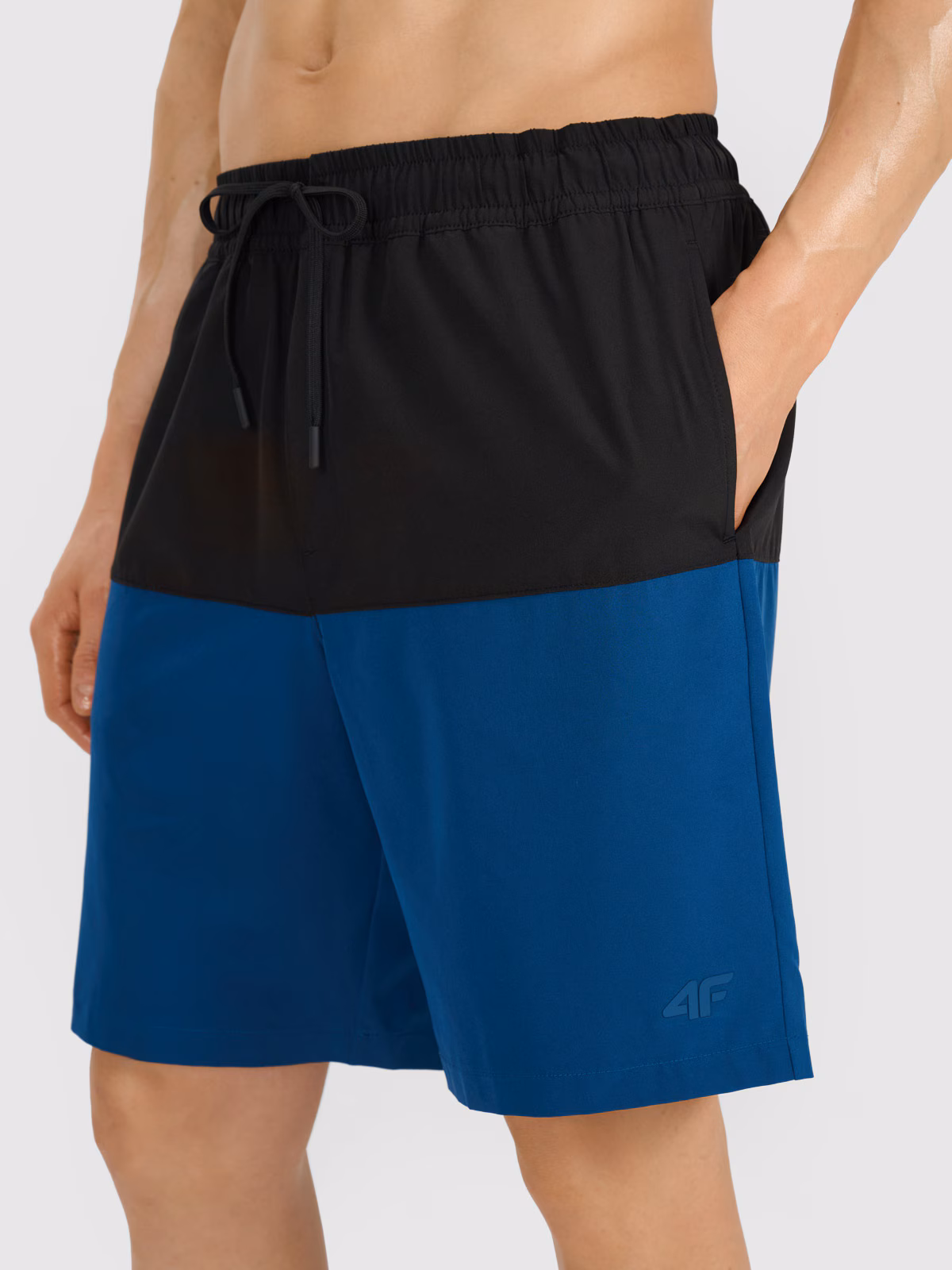 Spodenki plażowe męskie - niebieskie