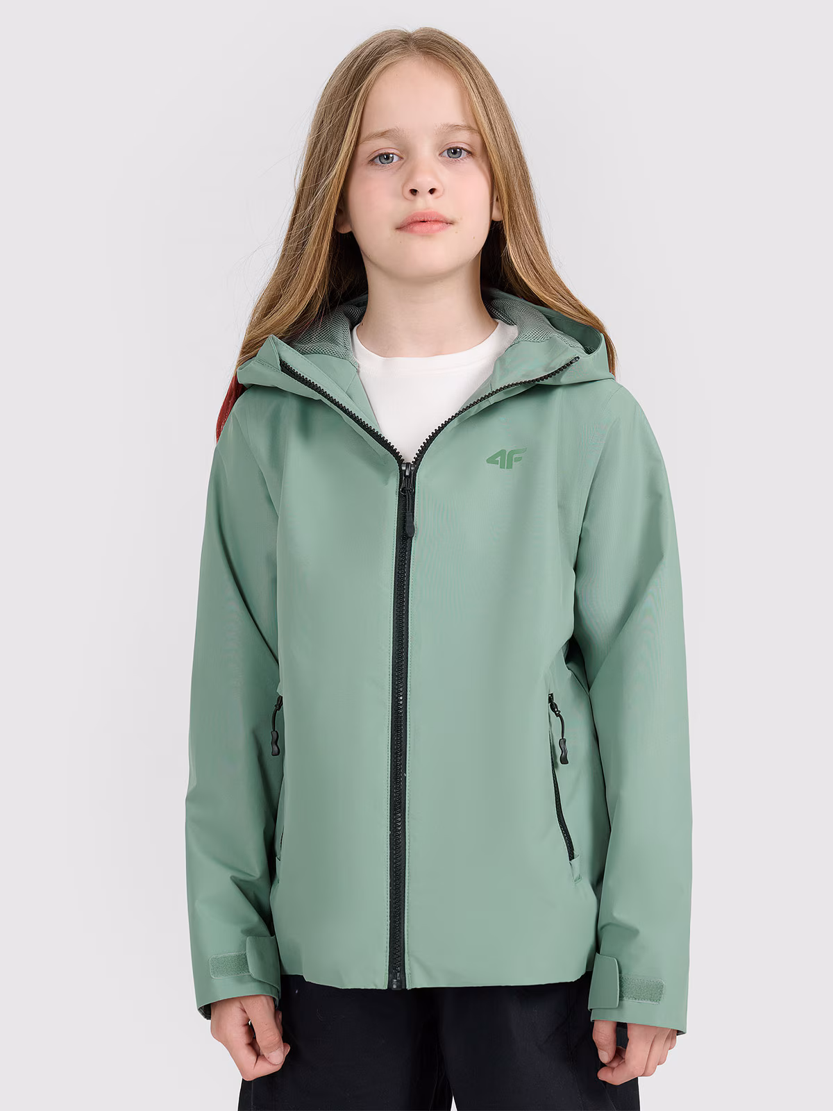 Kurtka przejściowa membrana 5000 dziecięca - czarna