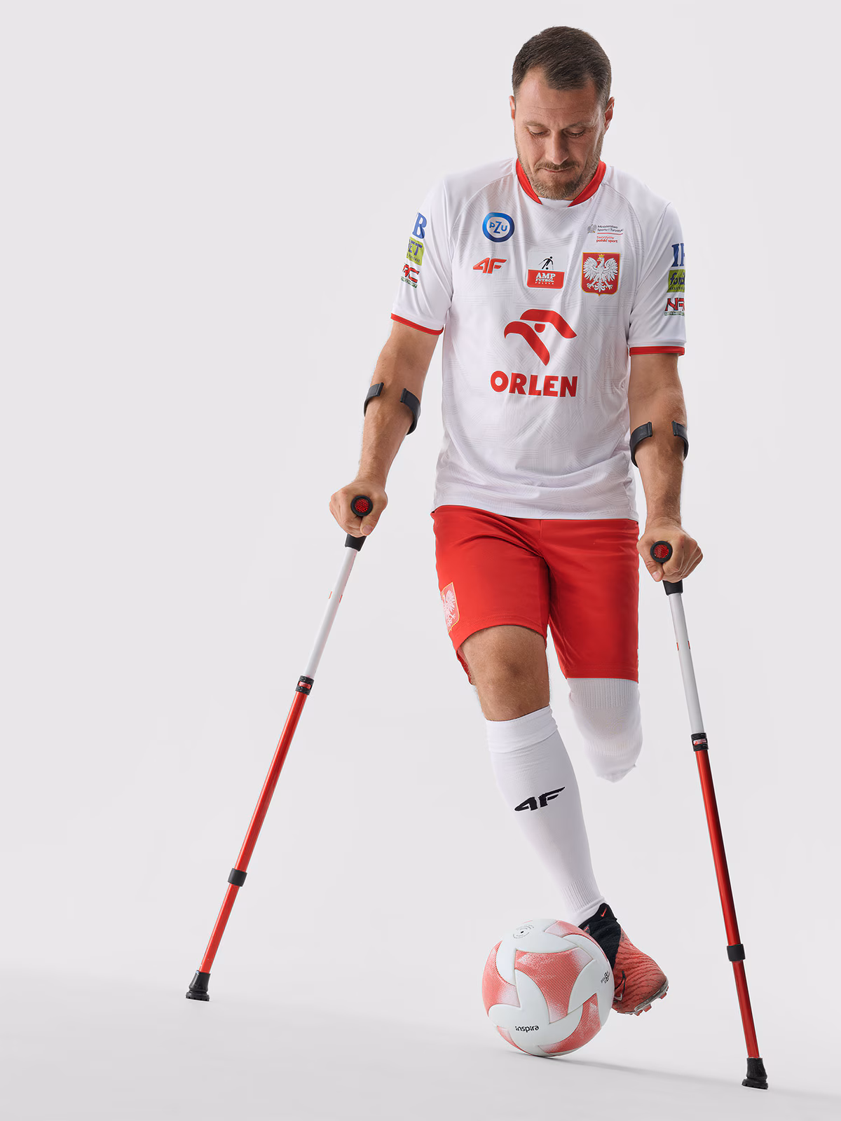 Koszulka replika domowa AMP Futbol męska - biała