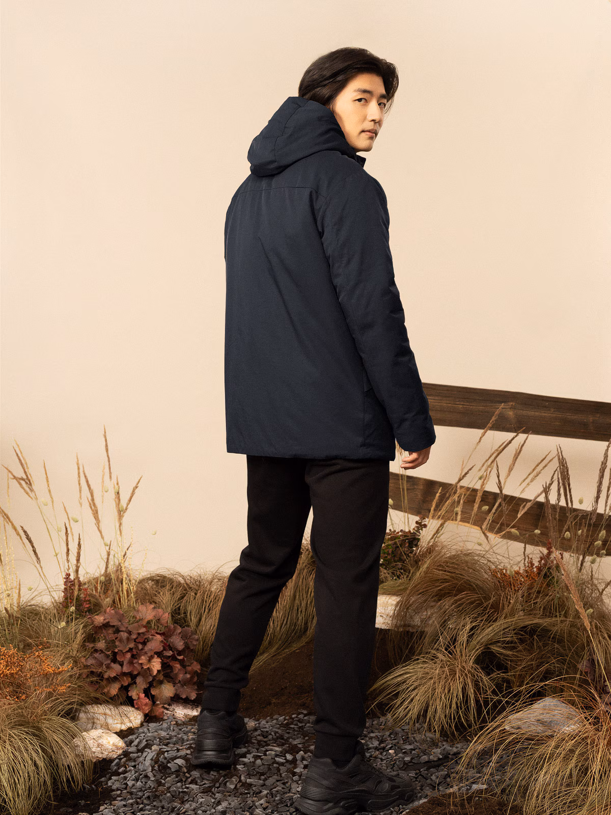 Kurtka przejściowa męska Outhorn - granatowa