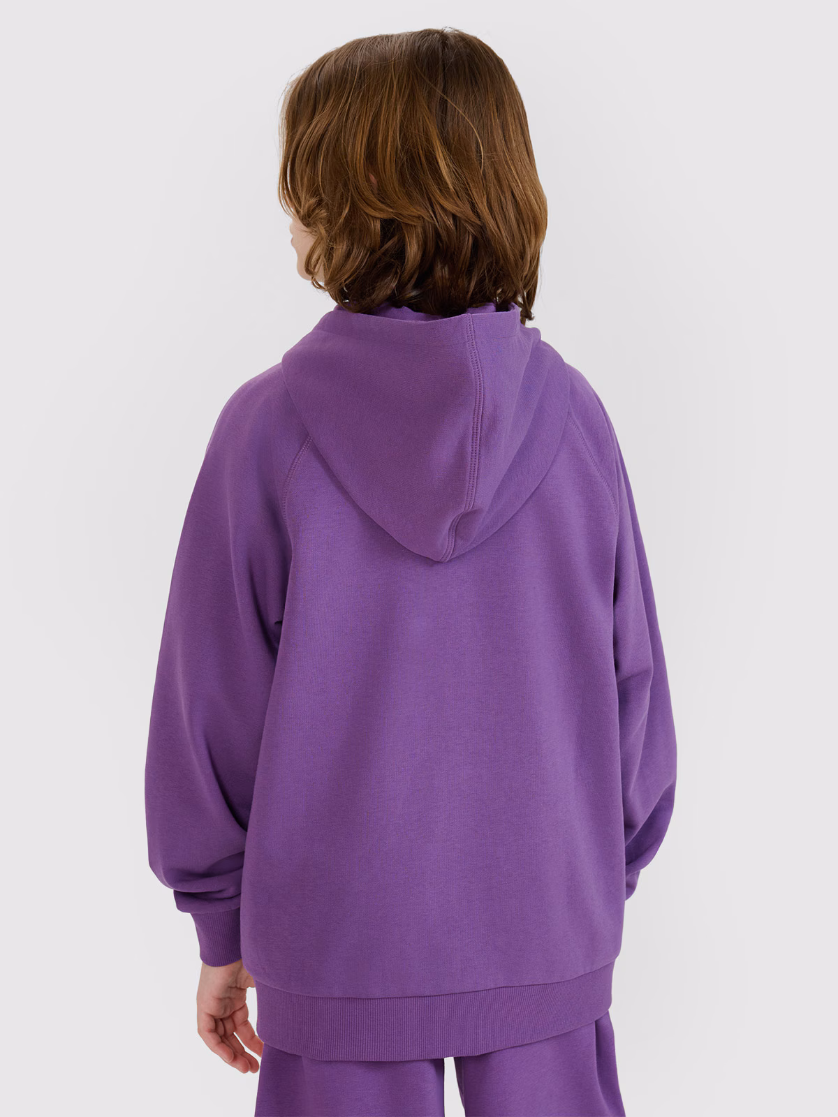 Bluza dresowa rozpinana z kapturem chłopięca - beżowa