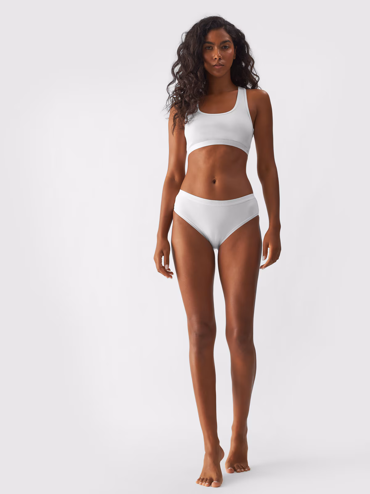 Bielizna figi (2-pack) damskie - białe