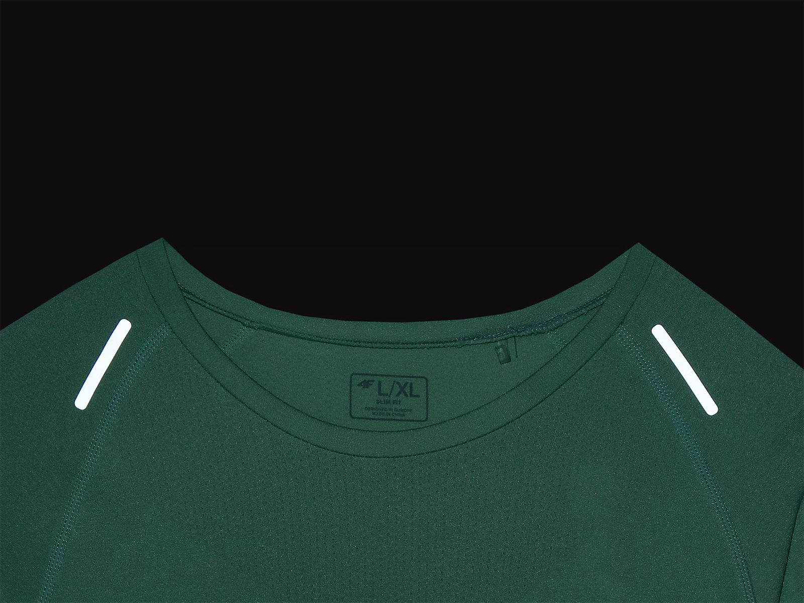 Koszulka bezszwowa do biegania w terenie męska - zielona