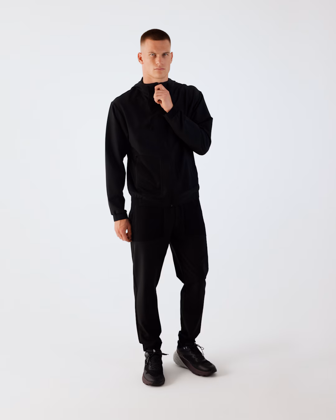 Bluza treningowa regular szybkoschnąca męska - szara