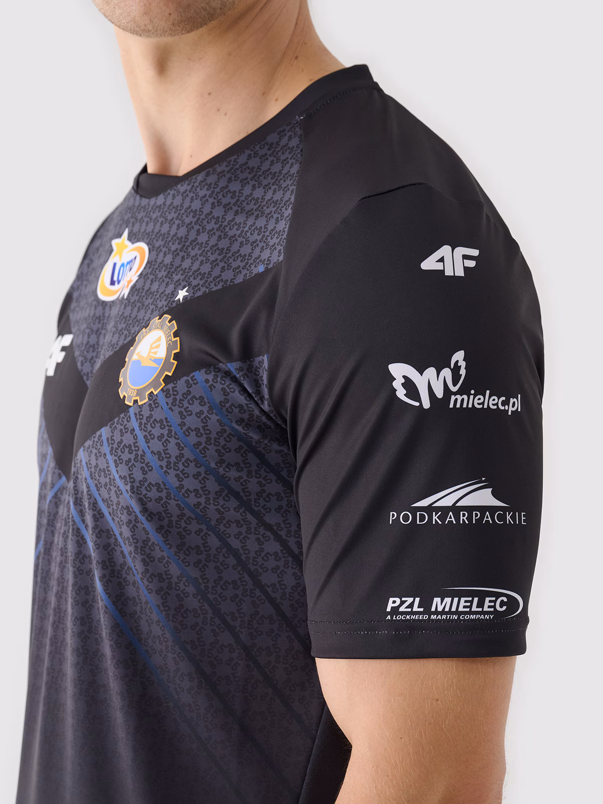 Koszulka klubowa wyjazdowa z sezonu 2024/25 męska 4F x Stal Mielec - multikolor