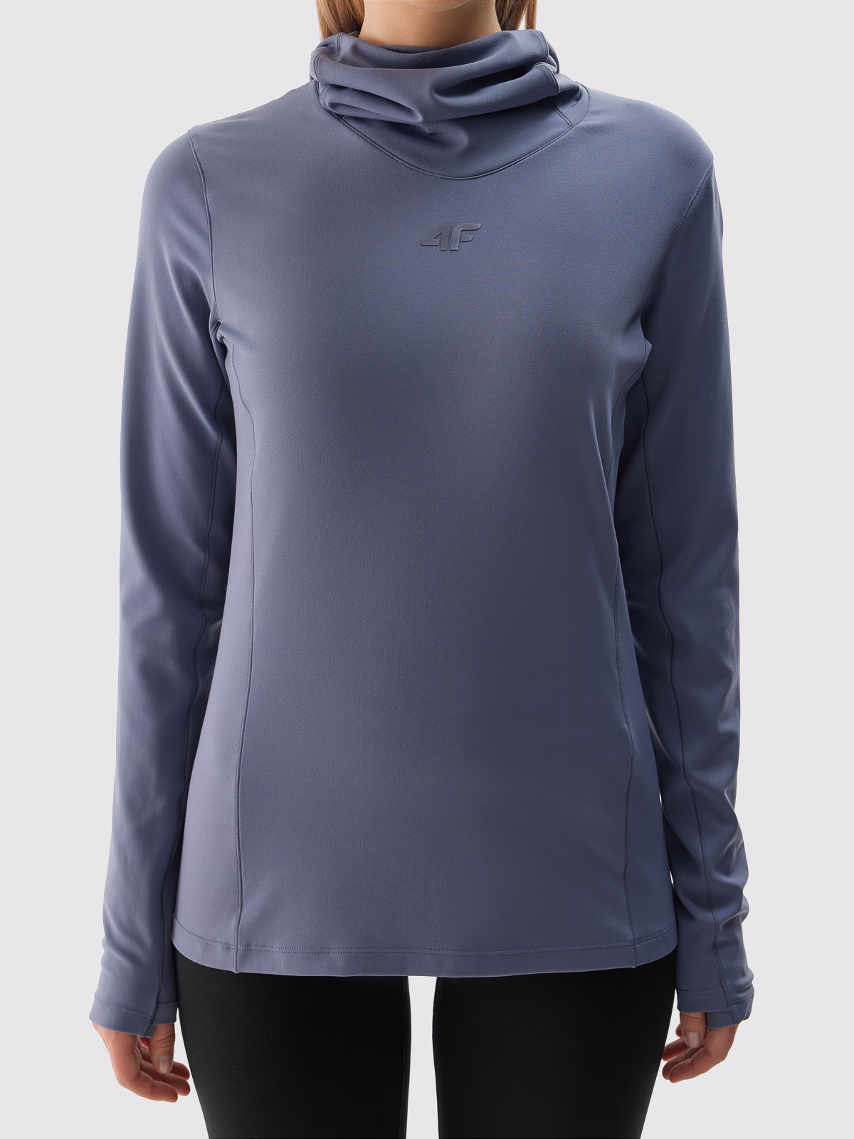 Bielizna termoaktywna drapana (góra) damska - granatowa