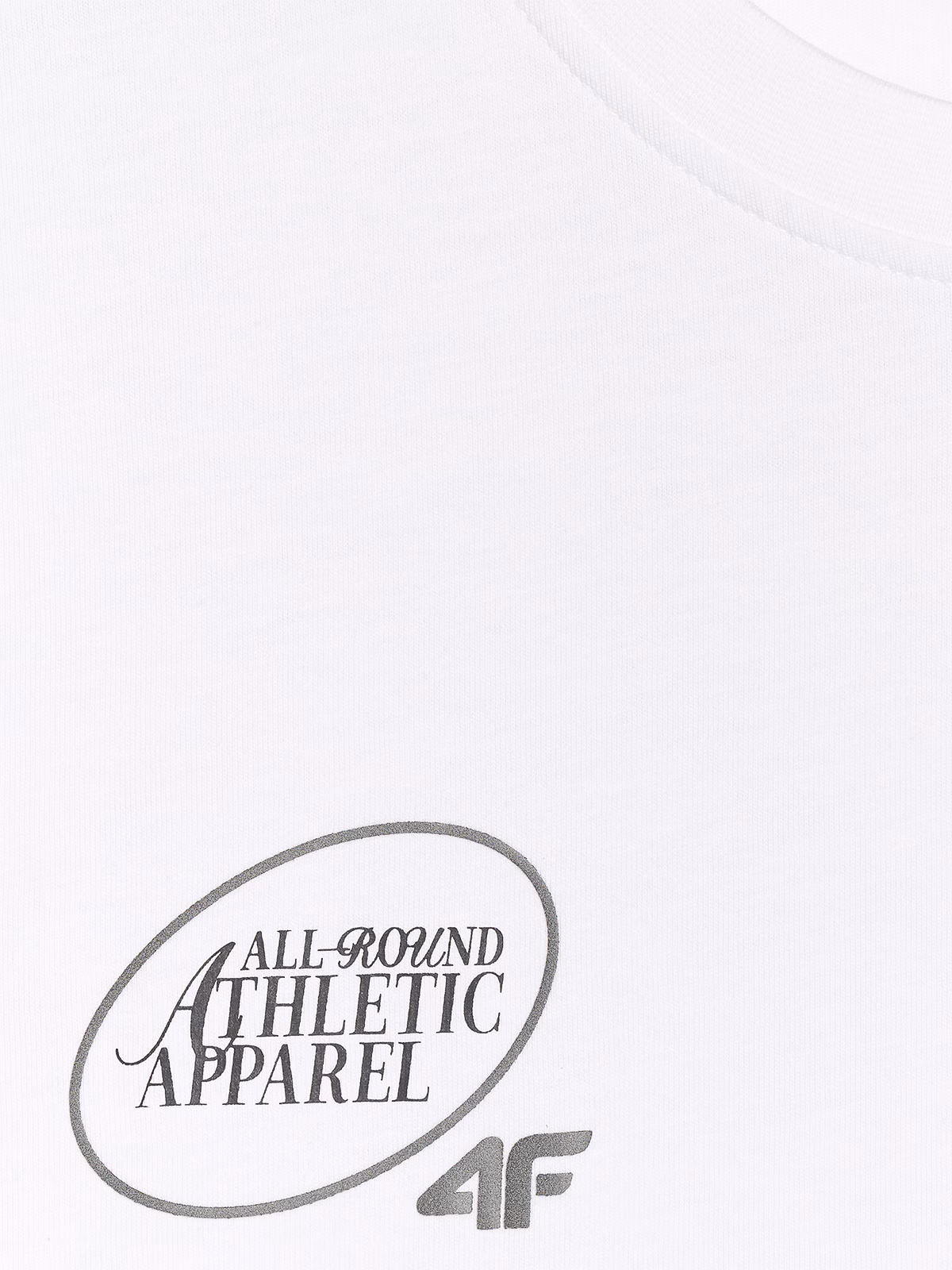 T-shirt regular z nadrukiem męski - granatowy