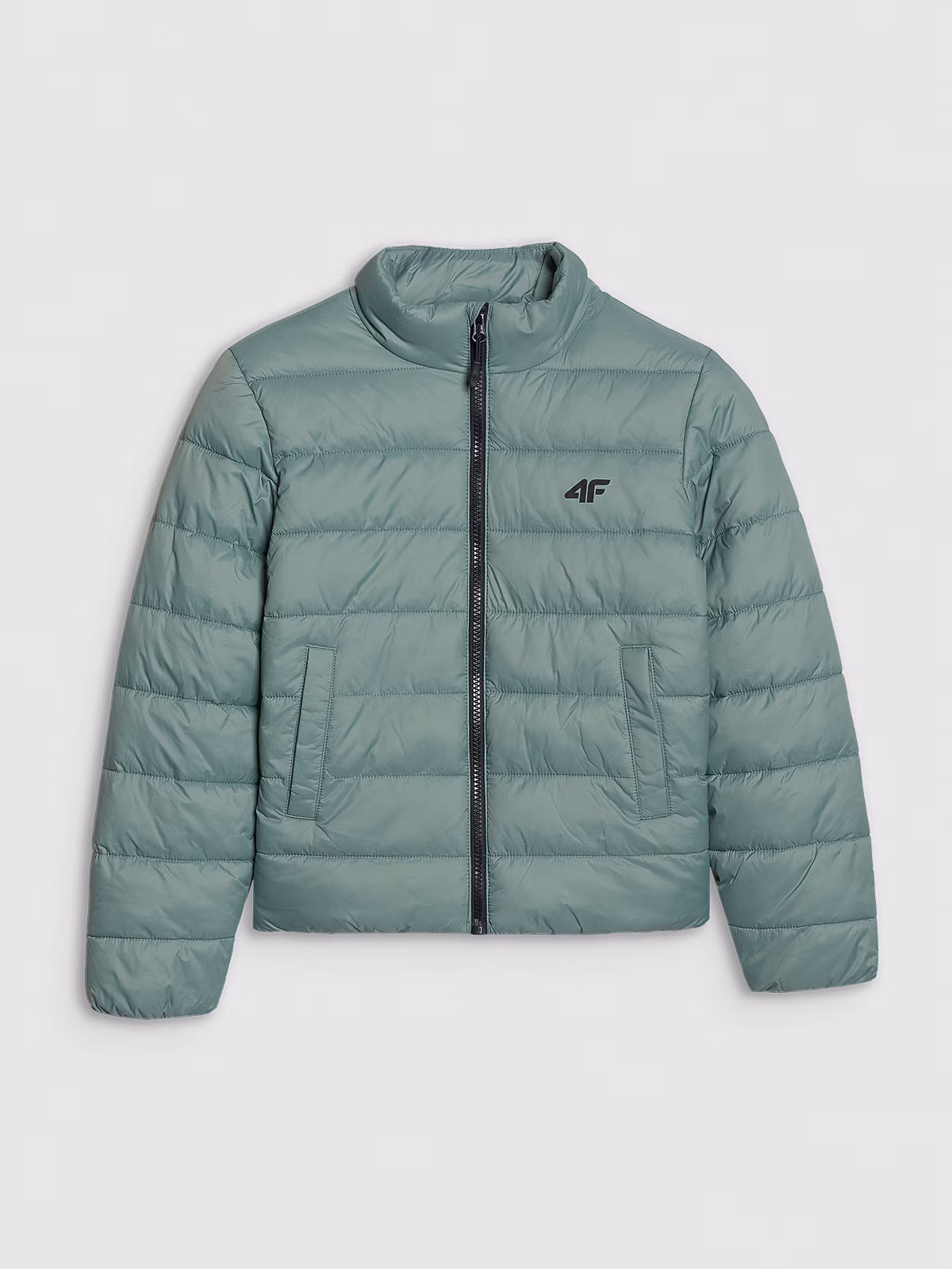 Kurtka puchowa z wypełnieniem syntetycznym chłopięca - zielona