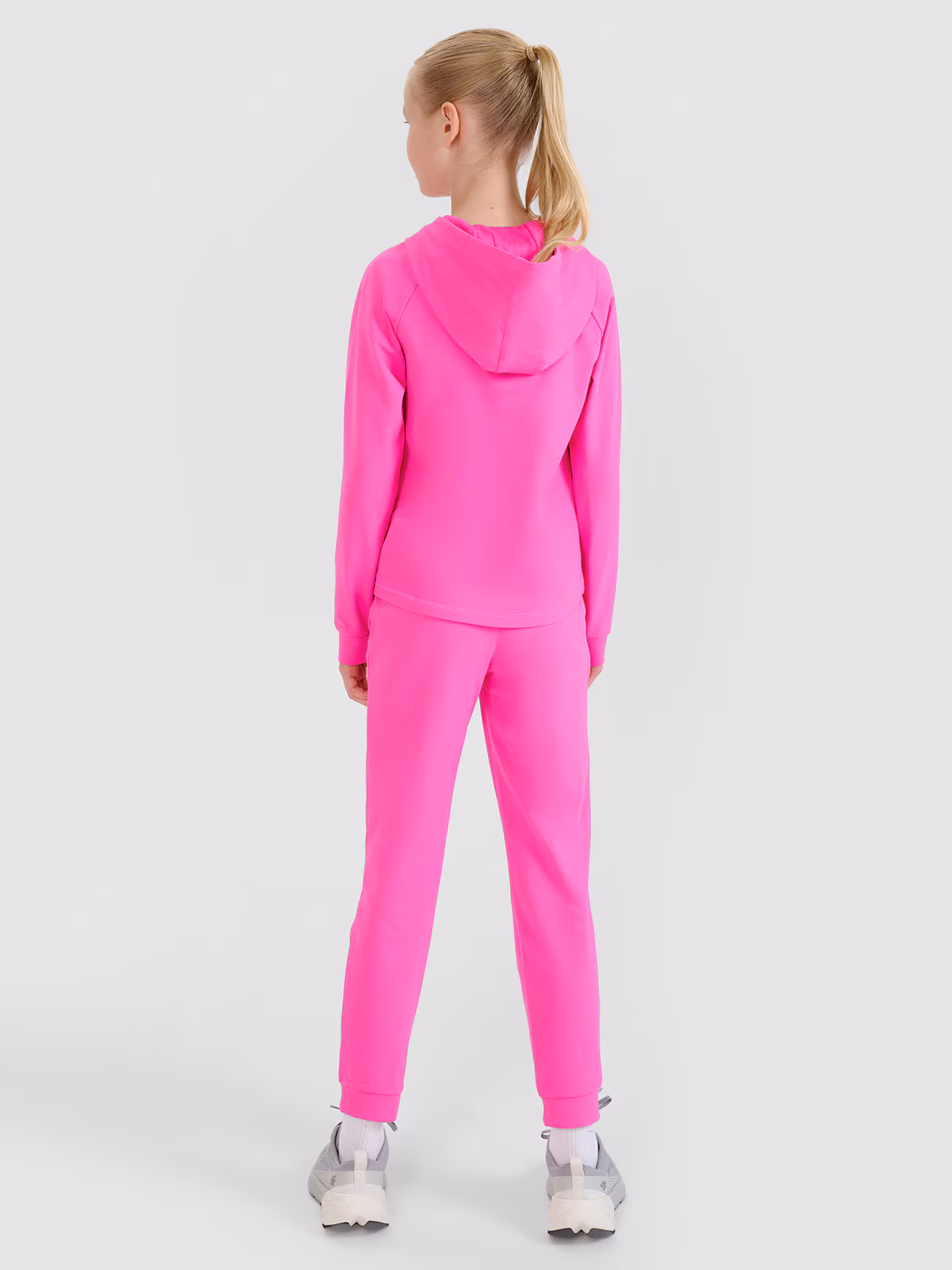 Spodnie sportowe szybkoschnące dziewczęce - różowe