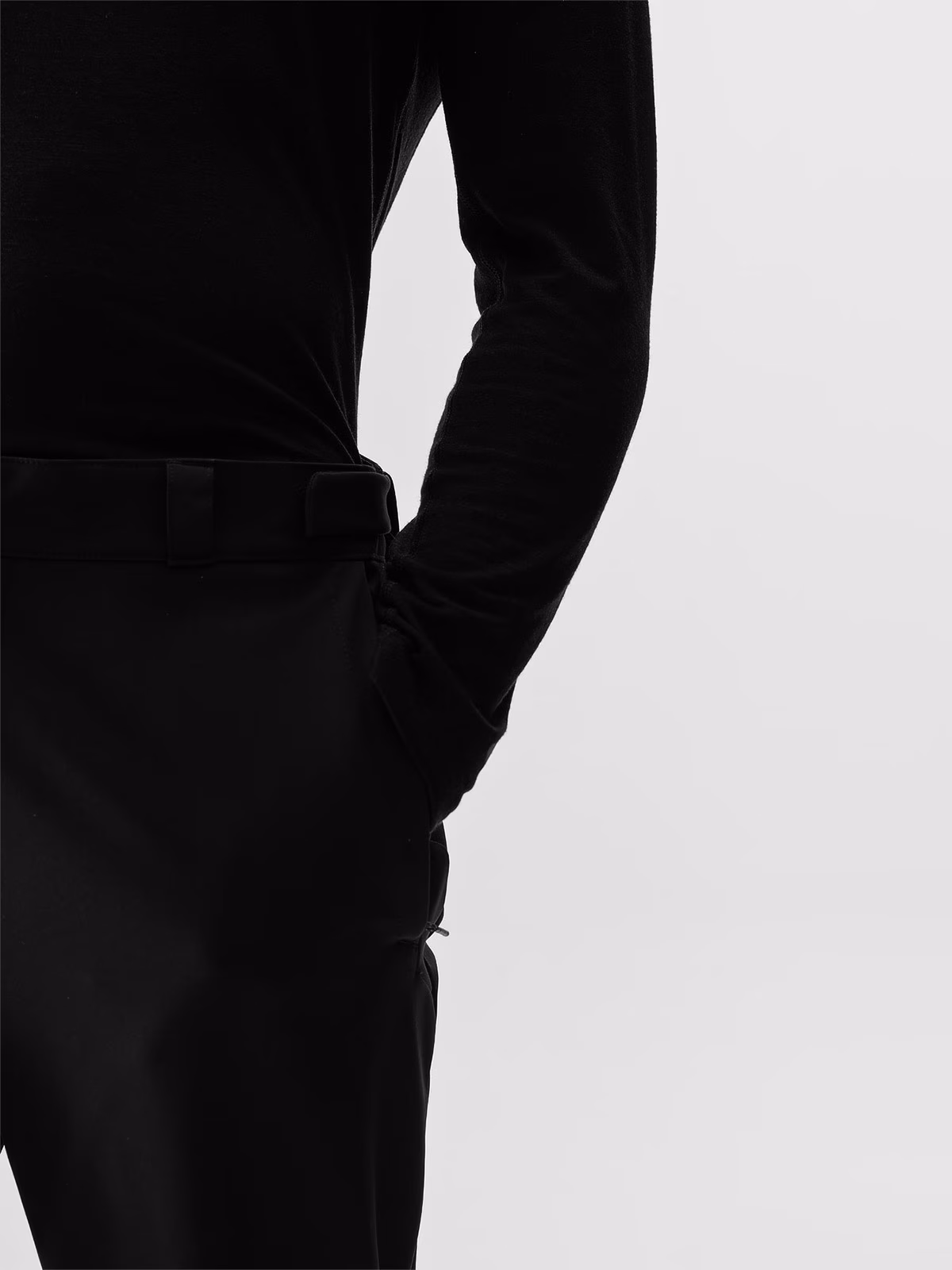 Spodnie softshellowe membrana 5000 męskie - granatowe