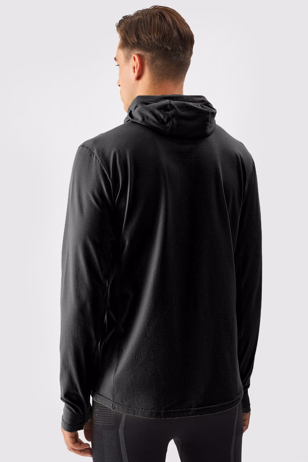 Bielizna termiczna drapana (góra) męska - czarna