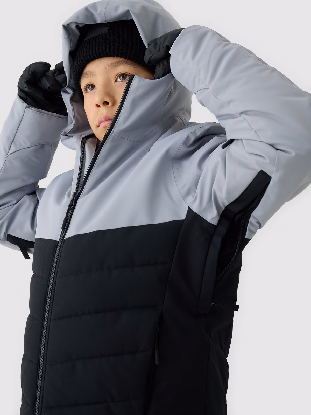 Kurtka narciarska membrana 5000 chłopięca - zielona