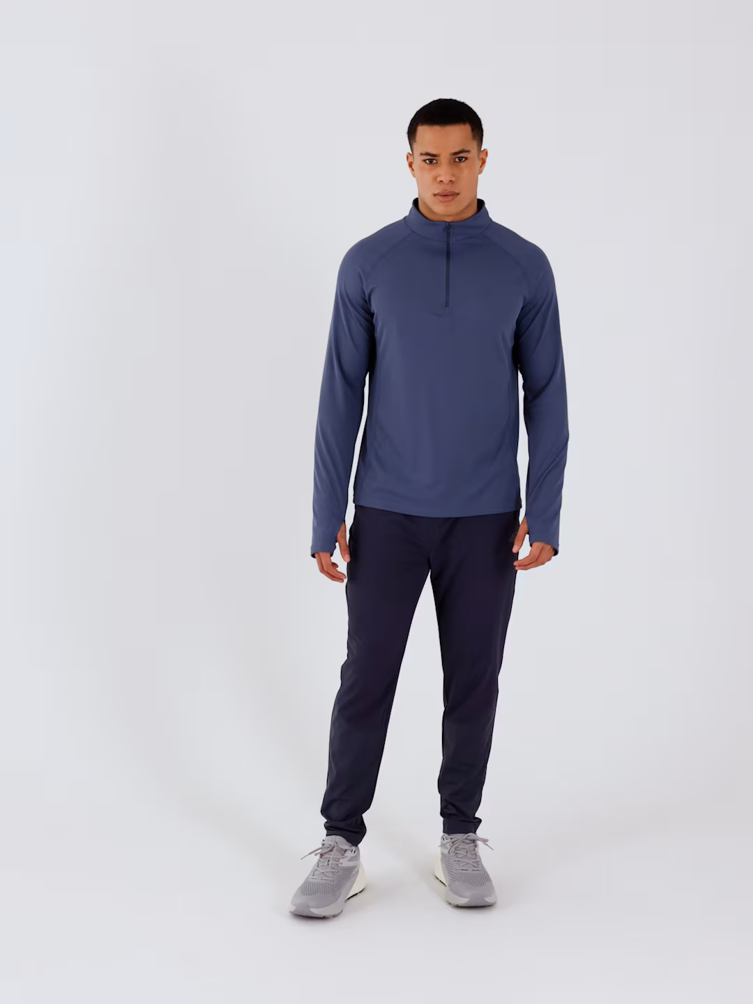 Spodnie do biegania w terenie szybkoschnące męskie - szare