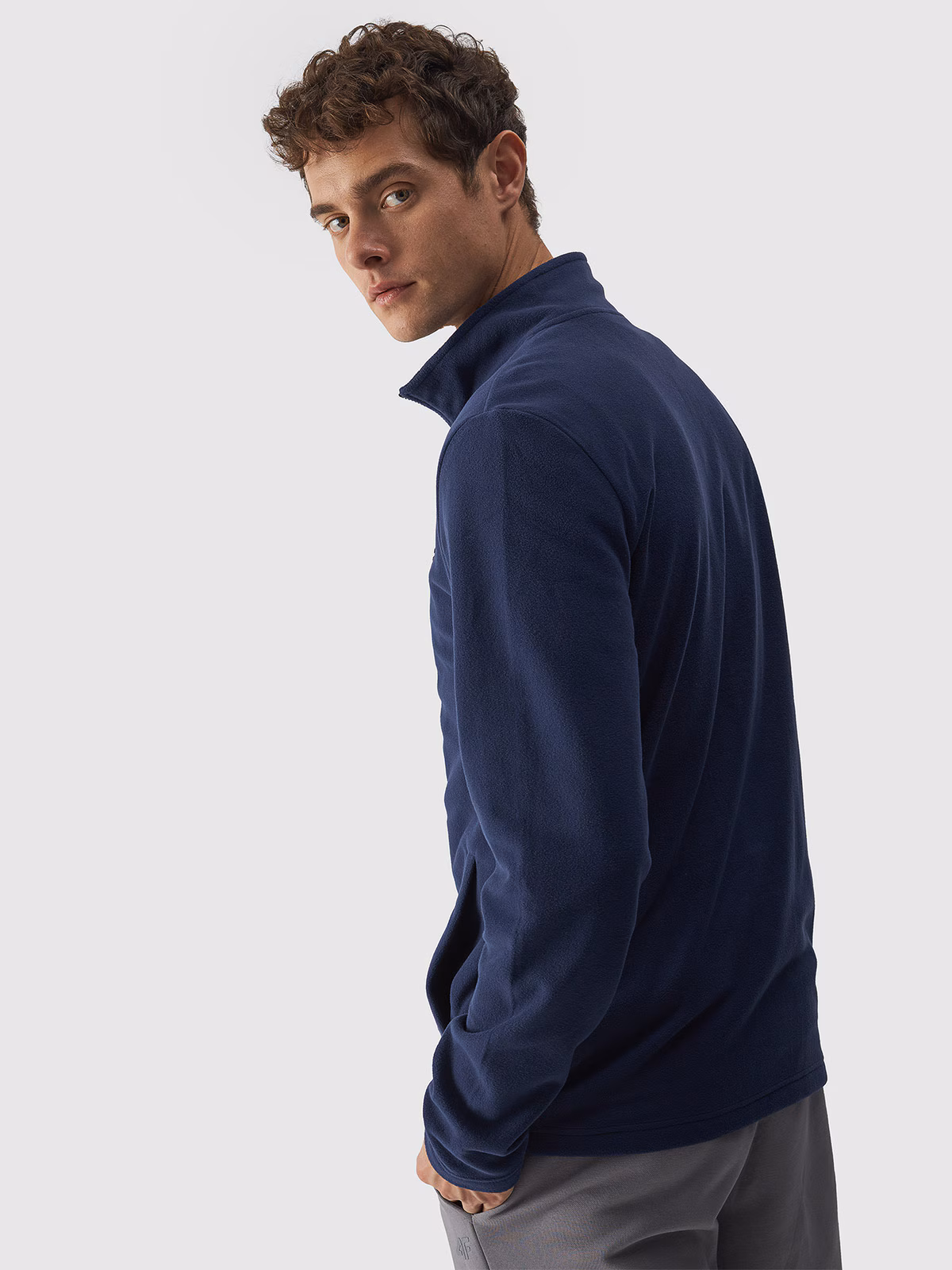 Polar regular ze stójką męski - szary