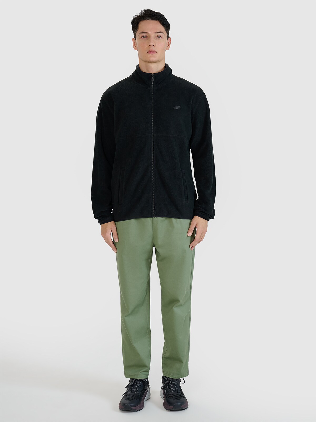 Polar regular ze stójką męski - czarny