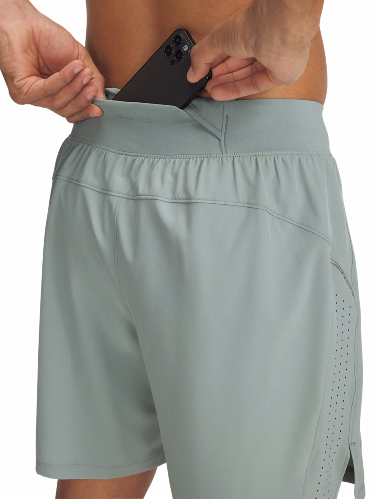 Spodenki do biegania męskie Under Armour UA Launch Pro 7'' Shorts - zielone