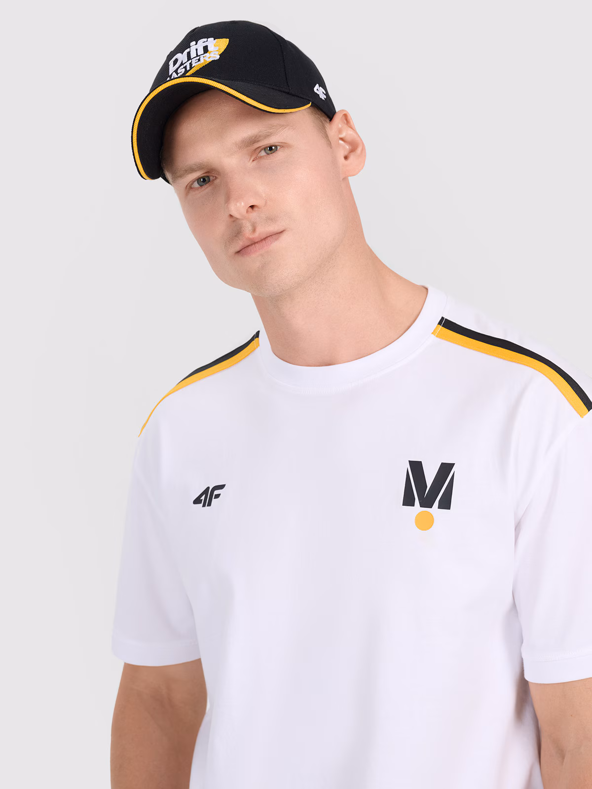 Czapka z daszkiem trucker snapback 4F x Drift Masters - czarna