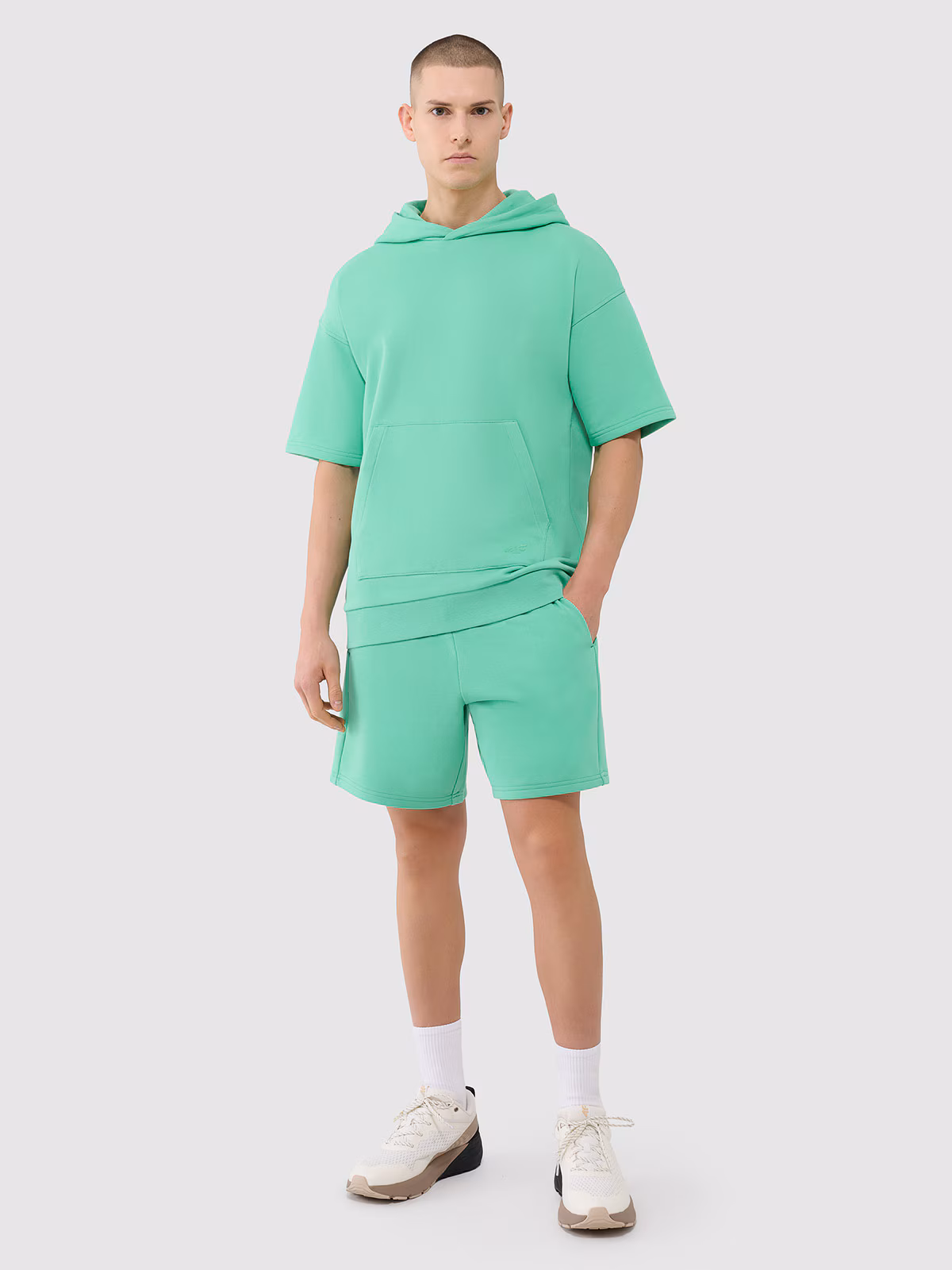 Spodenki dresowe męskie - zielone