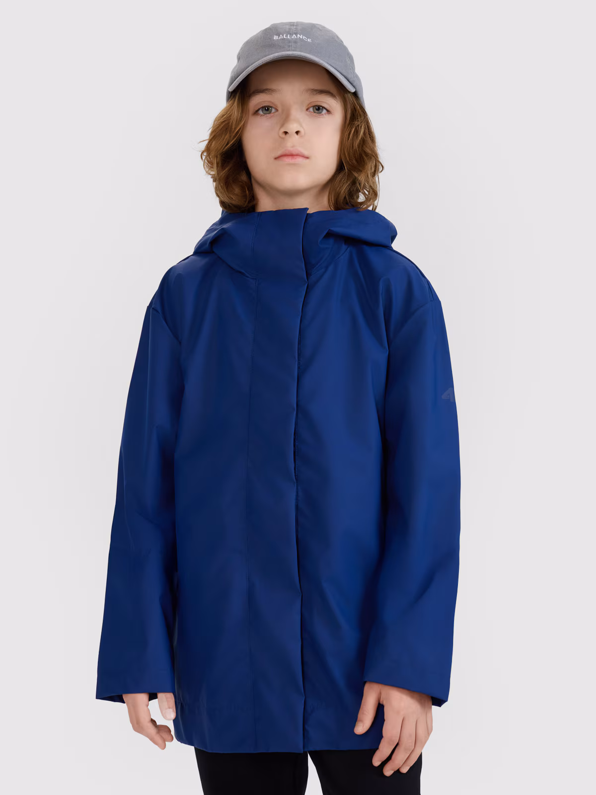 Kurtka przejściowa przeciwdeszczowa z gumową powłoką dziecięca - zielona