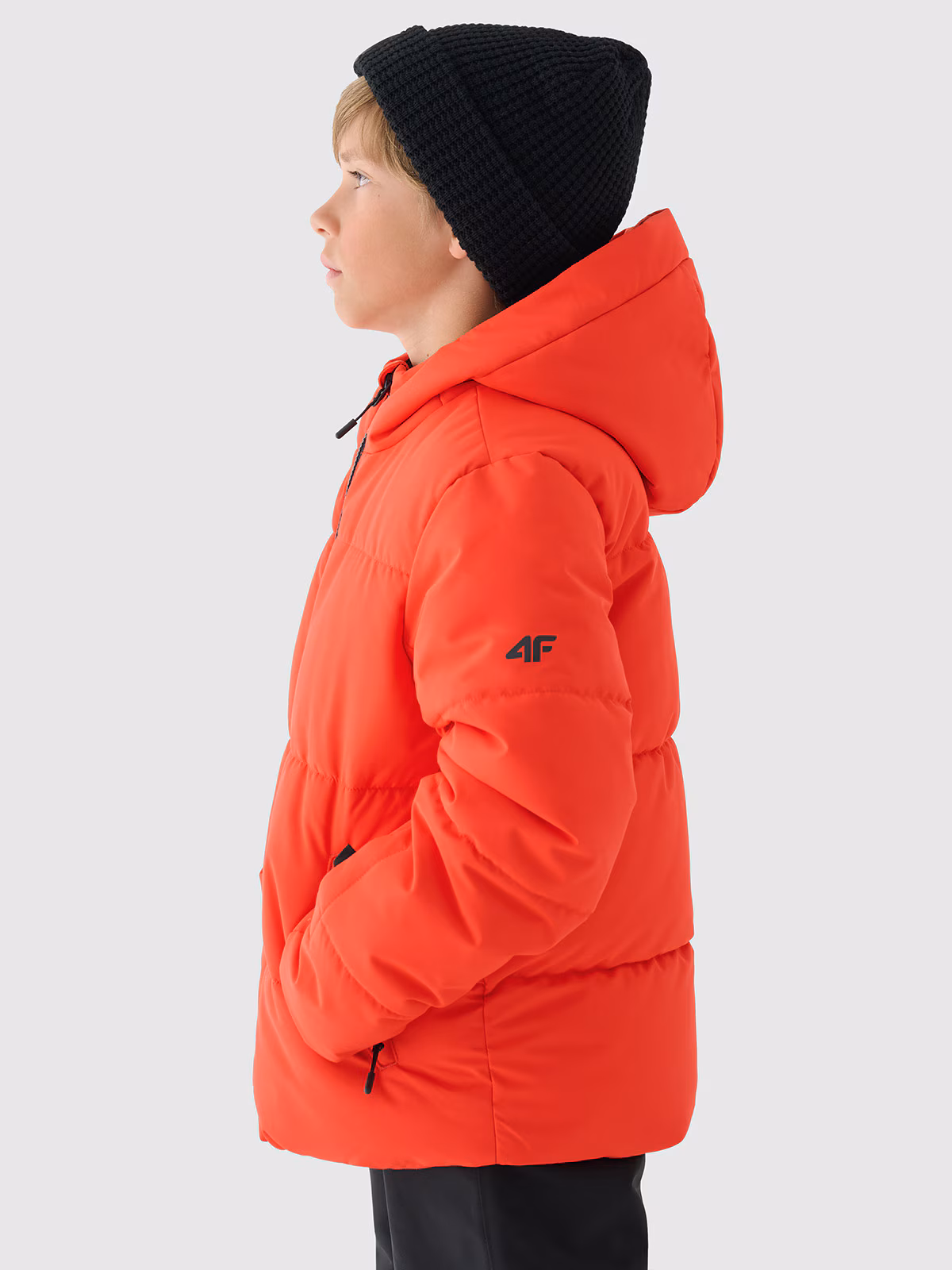 Kurtka narciarska membrana 5000 chłopięca - czerwona