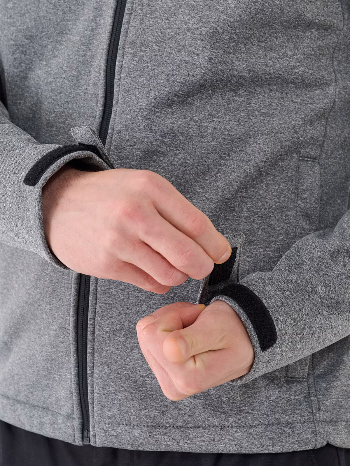 Kurtka softshell wiatroodporna membrana 5 000 męska - szara