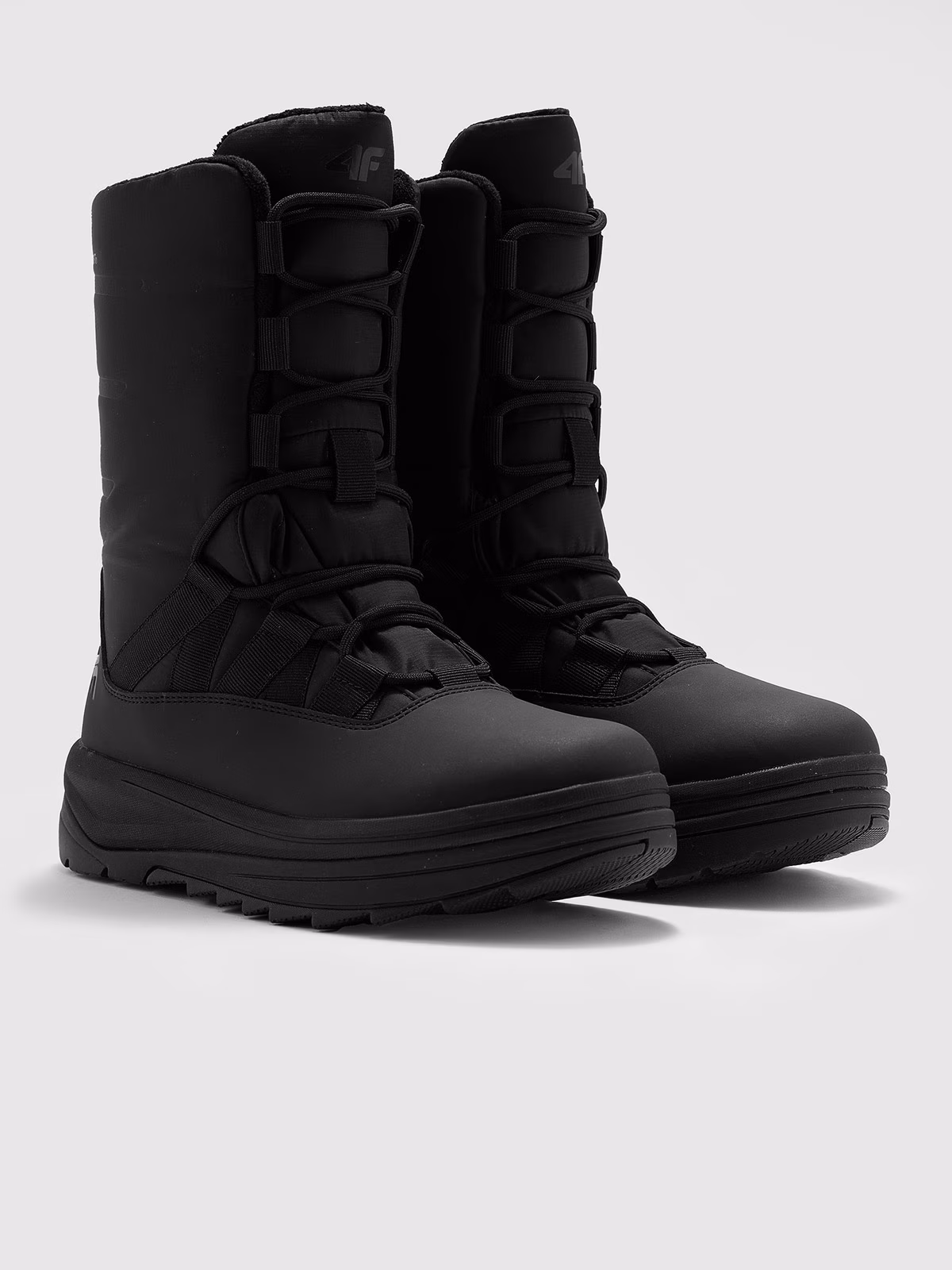 Buty zimowe śniegowce INUA z ociepliną Primaloft damskie - czarne