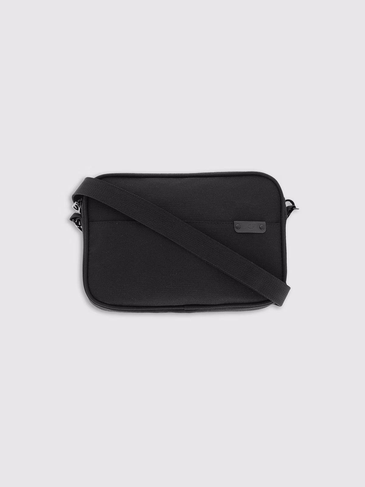 Saszetka crossbody uniseks - czarna