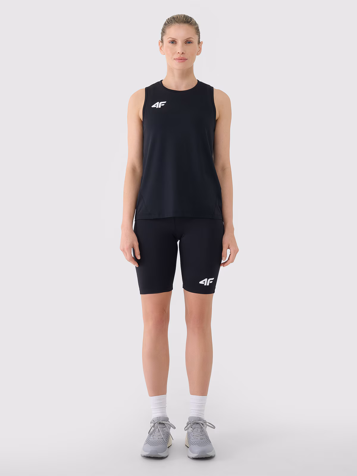 Legginsy kolarki treningowe damskie - niebieskie