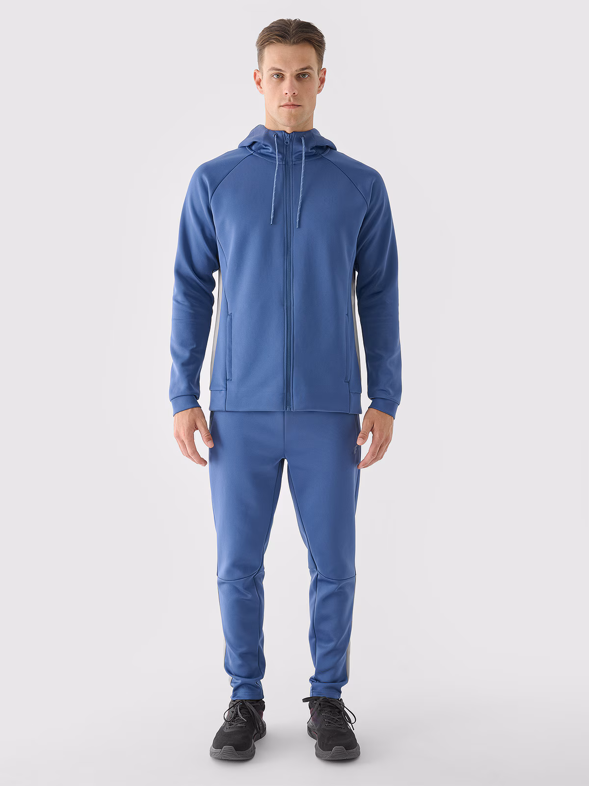 Spodnie treningowe szybkoschnące męskie - czarne