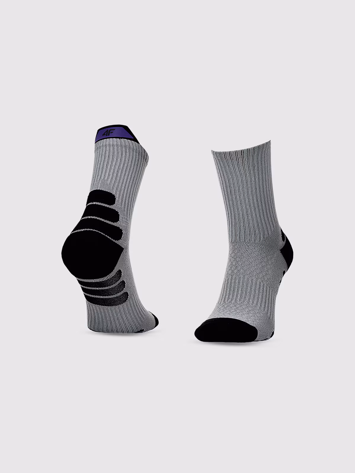 Skarpetki do biegania za kostkę uniseks - czarne