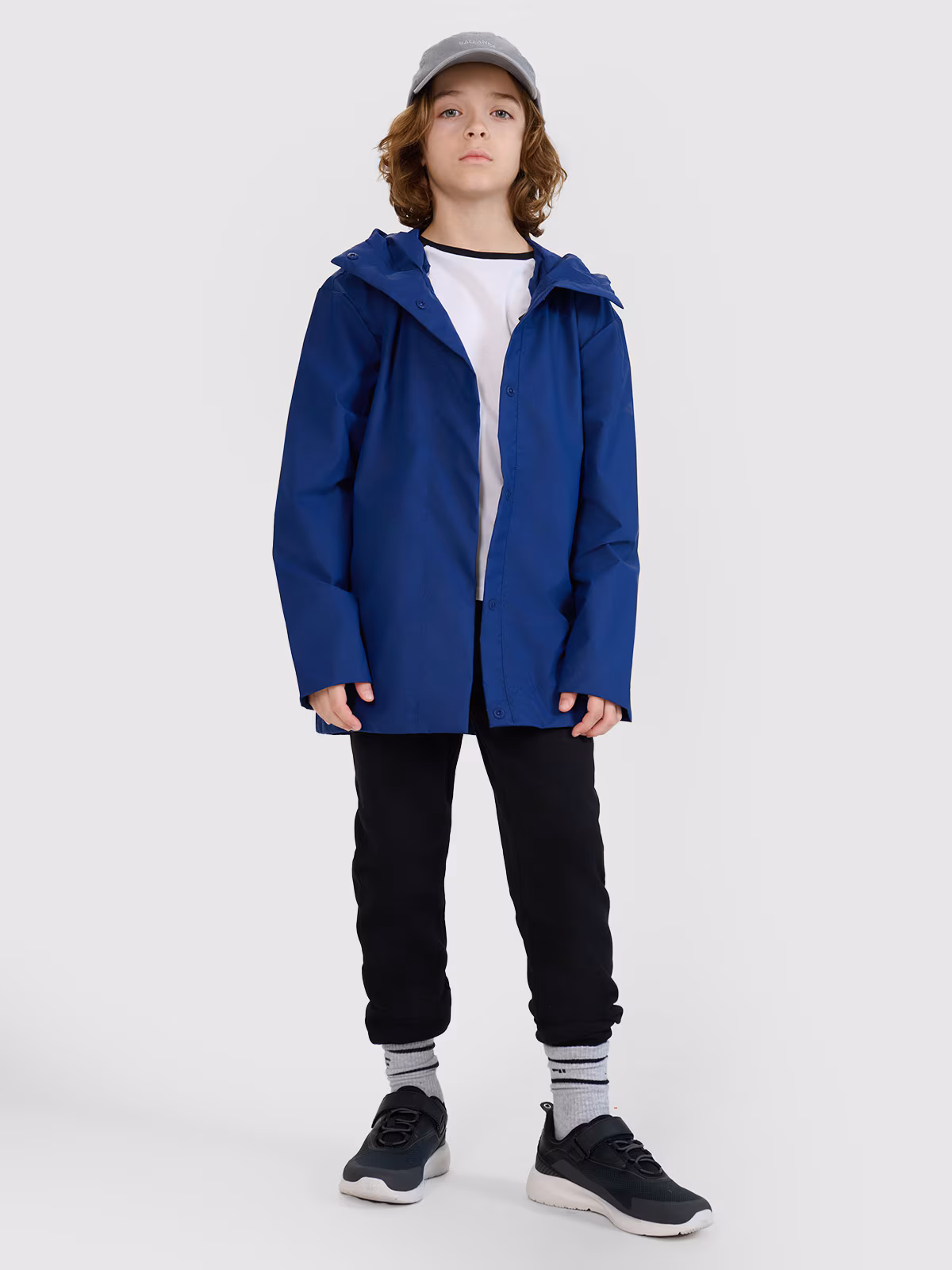 Kurtka przejściowa przeciwdeszczowa z gumową powłoką dziecięca - zielona