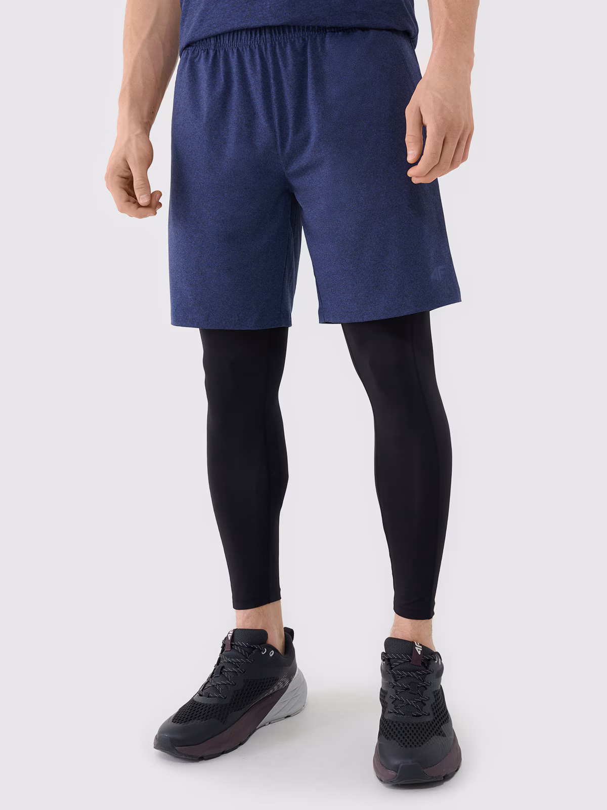 Spodenki treningowe szybkoschnące męskie - granatowe