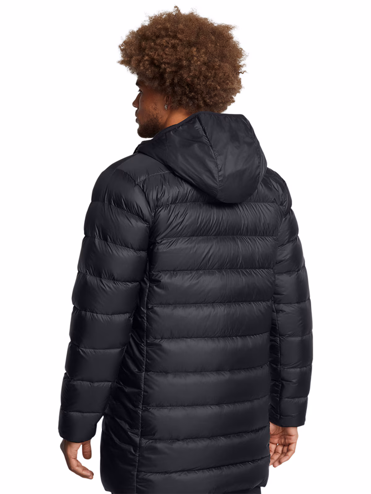 Kurtka puchowa z wypełnieniem naturalnym męska Under Armour Legend Down Parka - czarna