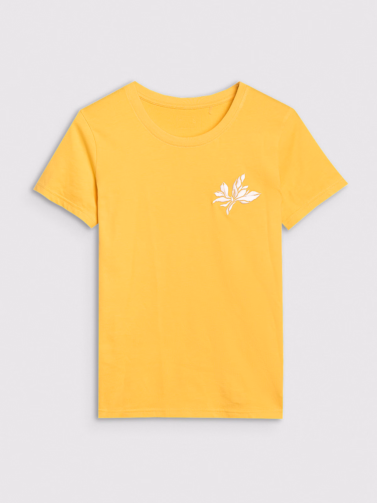 T-shirt regular z nadrukiem damski - czarny