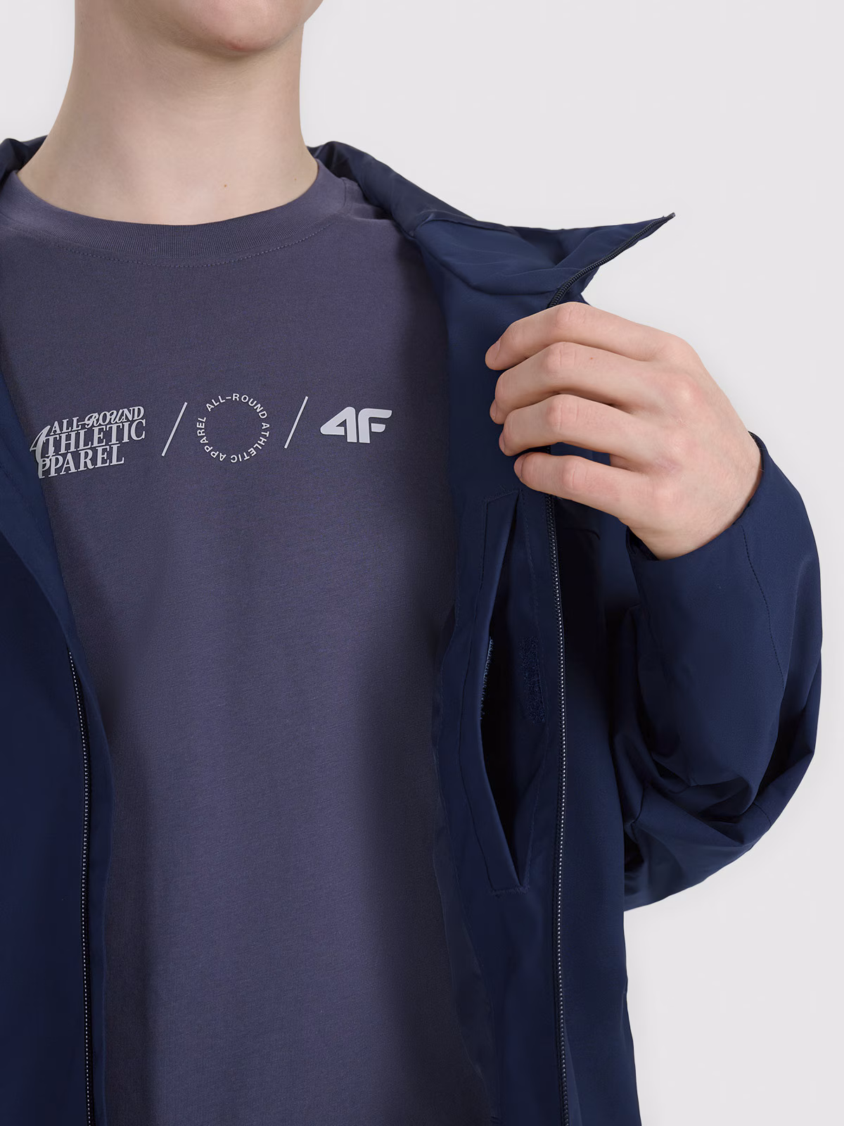 Kurtka przejściowa membrana 5000 męska - oliwkowa/khaki