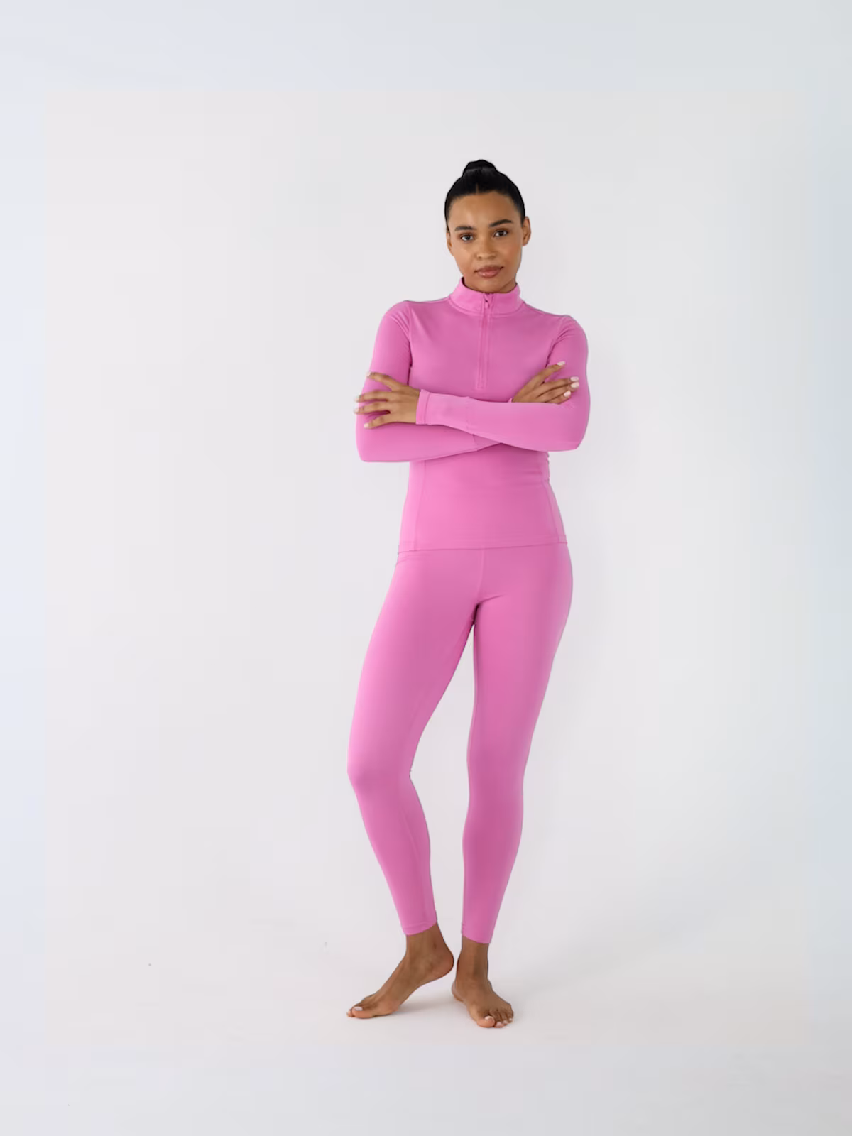 Bielizna termiczna drapana (dół) damska - czarna